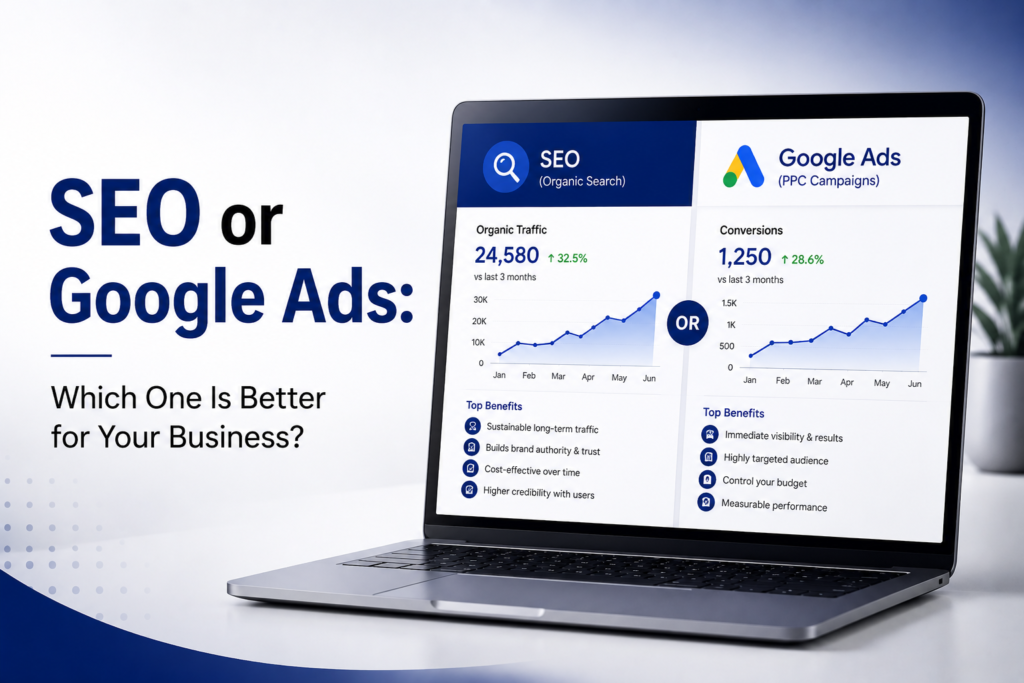 seo or googlee ads